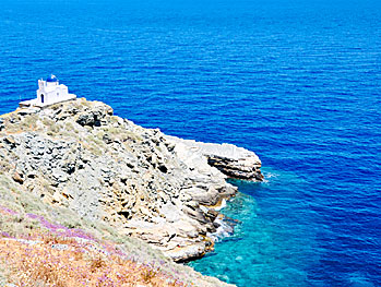 Efta Martyrs beach på Sifnos.