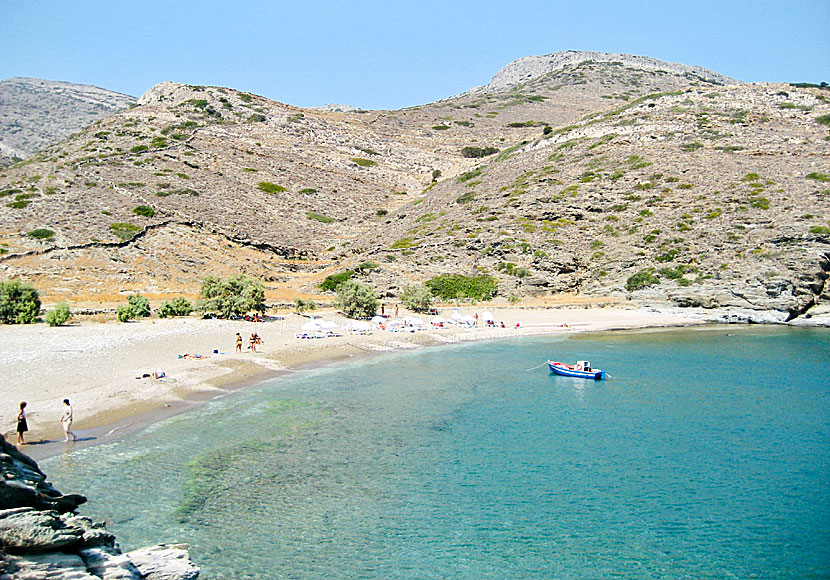 Agios Georgios beach på Sikinos.