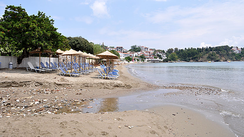Megali Ammos beach. Skiathos.