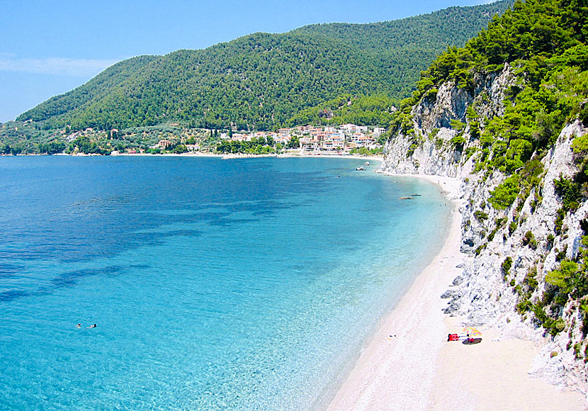 Hovolo beach på Skopelos.