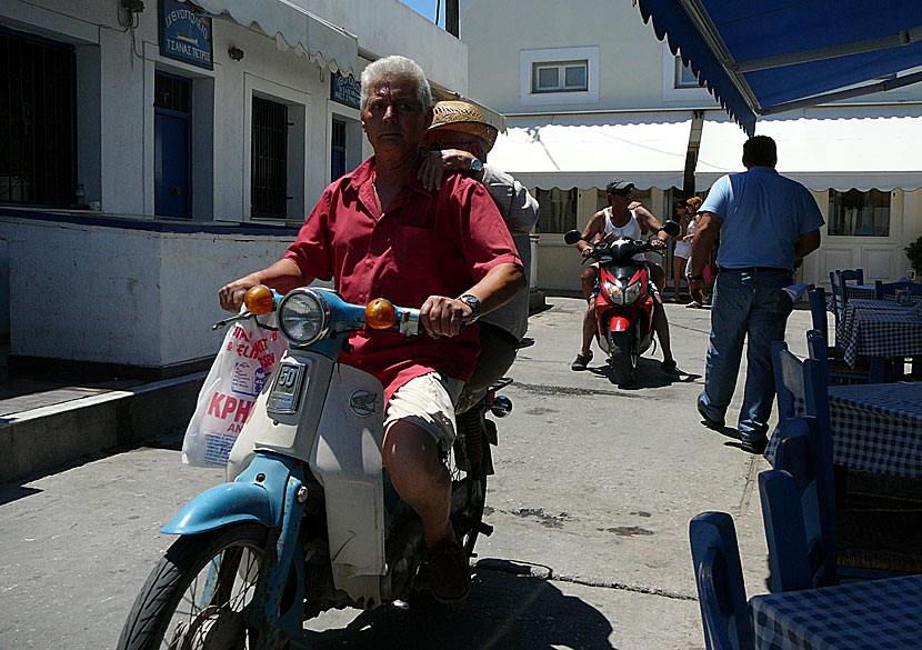 Hyra elcykel, moped, motorcykel och bil på Spetses.