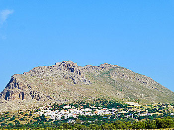 Byn Megalo Chorio på Tilos.