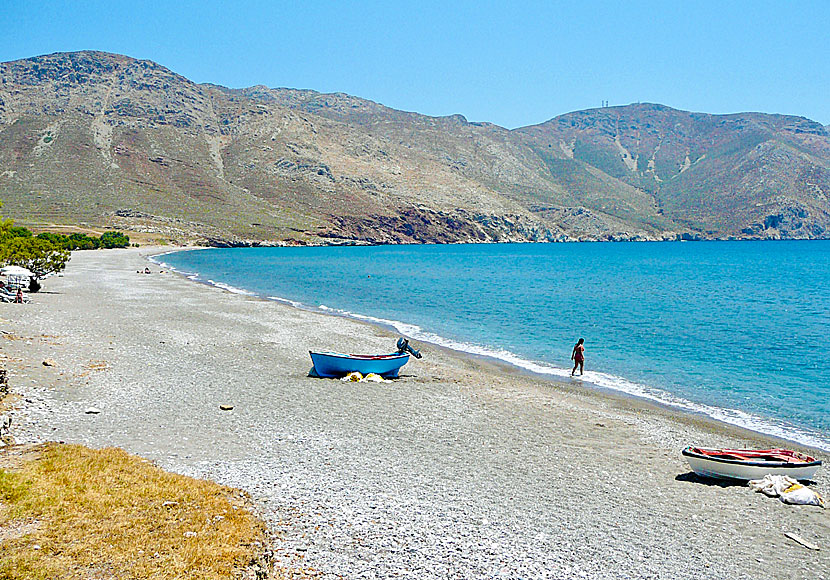 Eristos beach på Tilos.