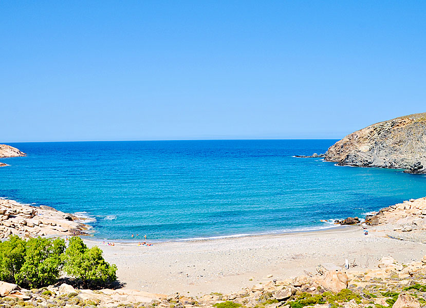 Livada beach på Tinos.