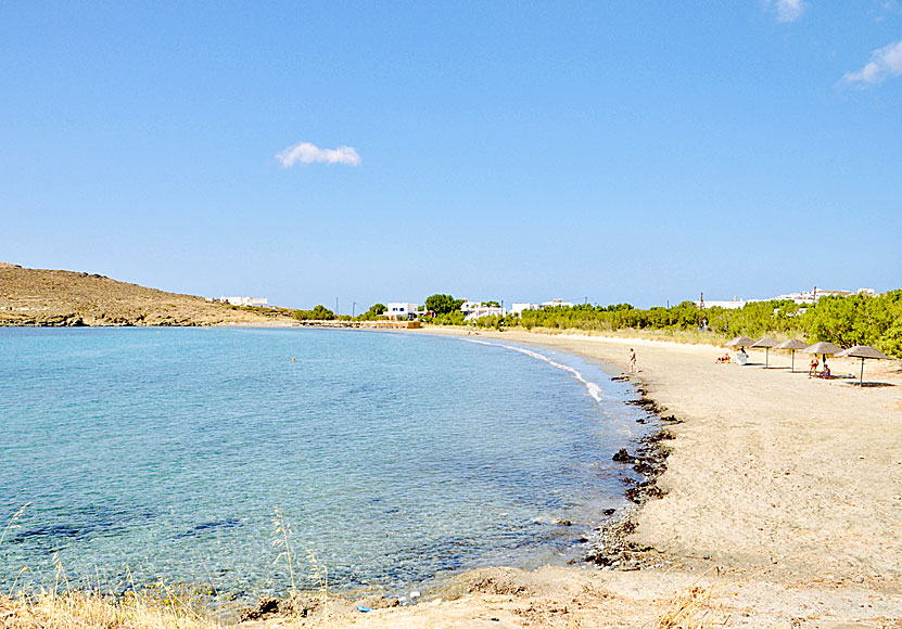 Agios Ioannis beach på Tinos i Grekland.