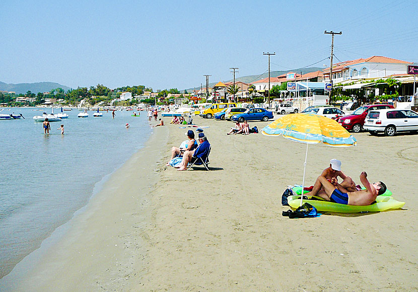 Laganas på Zakynthos i Grekland.