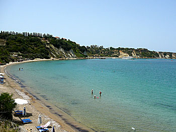 Porto Roma beach på Zakynthos.