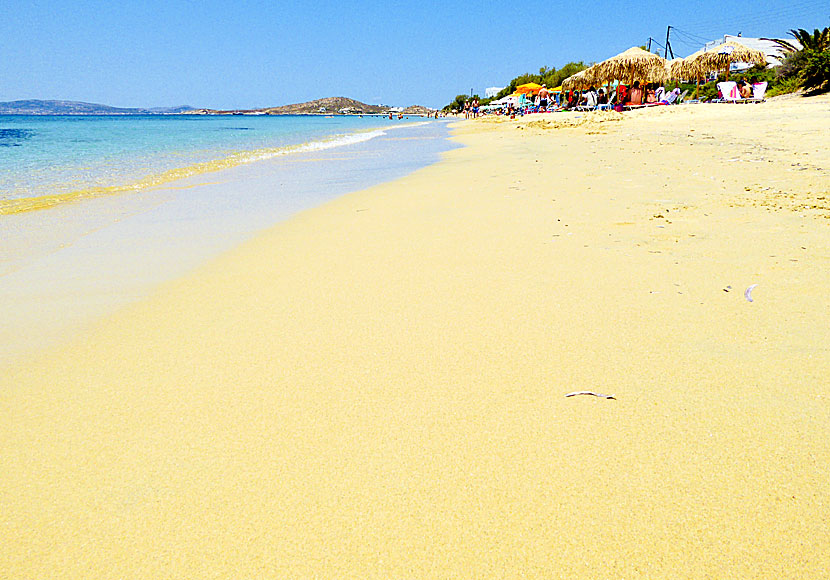 Plaka beach. Naxos. Kreikka.