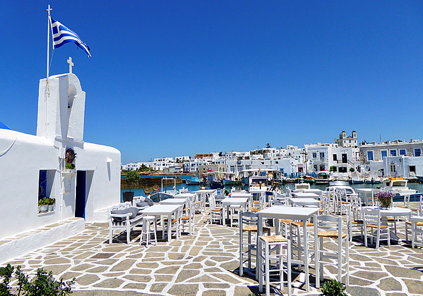 Mysiga byn Naoussa på Paros är en av de finaste byarna i grekiska övärlden. 