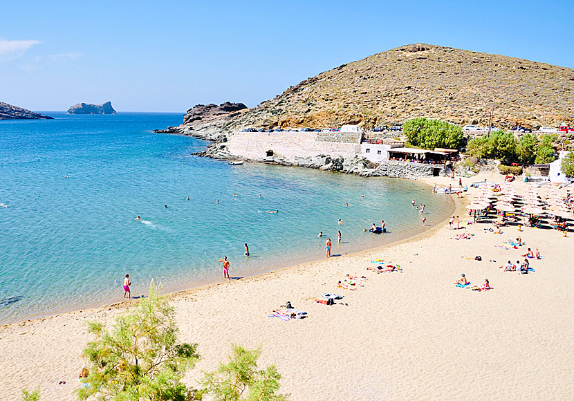 Kolymbithra beach  är den bästa stranden på Tinos i Kykladerna.