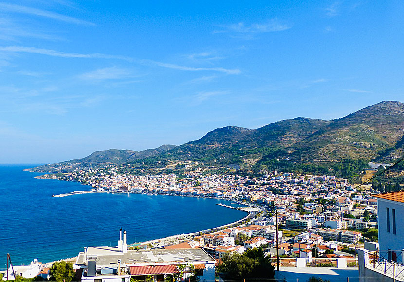 Samos stad, eller Vathy, är Samos största stad och hamn. 