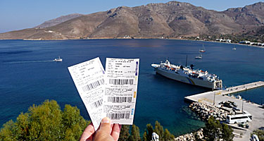 Hur planerar man båtresorna inför en öluff i Grekland?