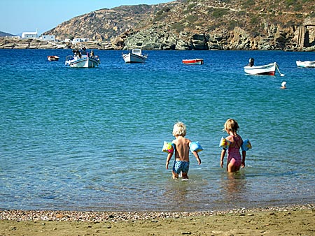 Stranden i Faros på Sifnos.