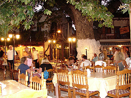 Taverna Platanos, Plomari. Lesbos.
