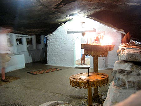 Samos. Grottklostret Spillianis.