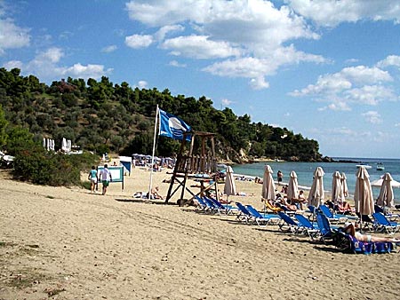 Troulos beach på Skiathos.