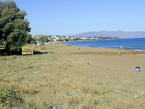 Stranden Kato Stalos- Agia Marina.