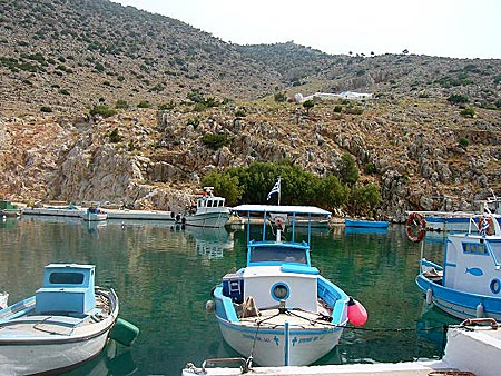 Rina i Vathydalen på Kalymnos.