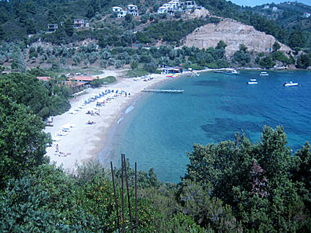 Skiathos. Tzaneria beach.