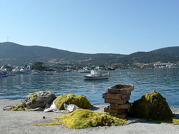 Morgon i Marmari på Evia.