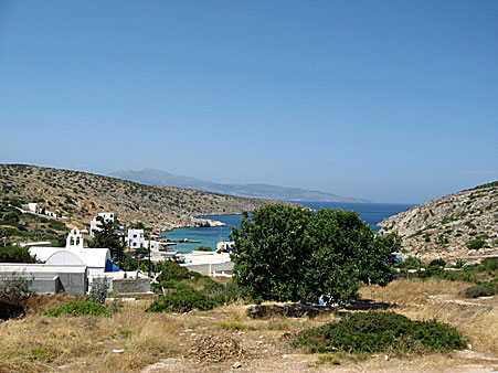 På väg till stranden, Livadi beach.