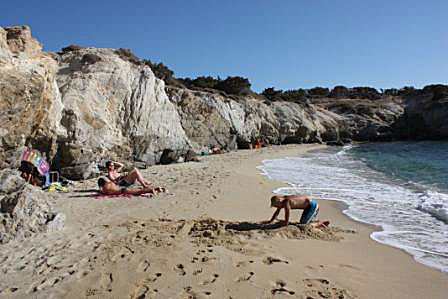 Alyki beach. Naxos.