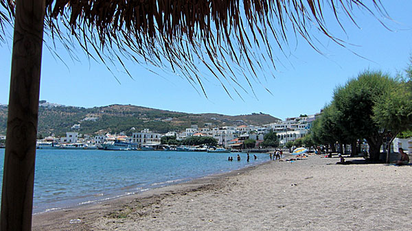 Stranden i Skala på Patmos.