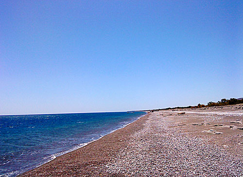 Gennadi beach på Rhodos.