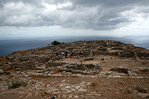Antika Thira är en underskattad sevärdhet. Santorini.