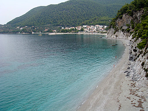 Hovolo beach. Skopelos.