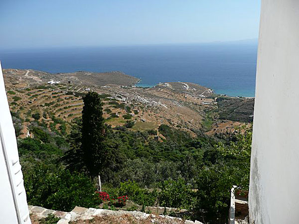 Utsikt från Kardiani på Tinos.