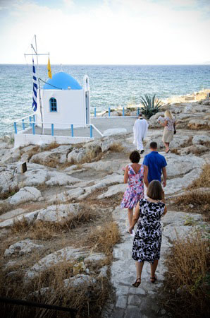 Vigsel på Svenska kyrkan i Grekland.