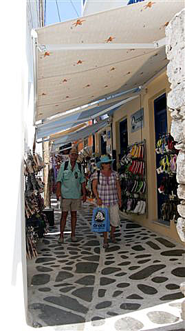 Shopping på Naxos.