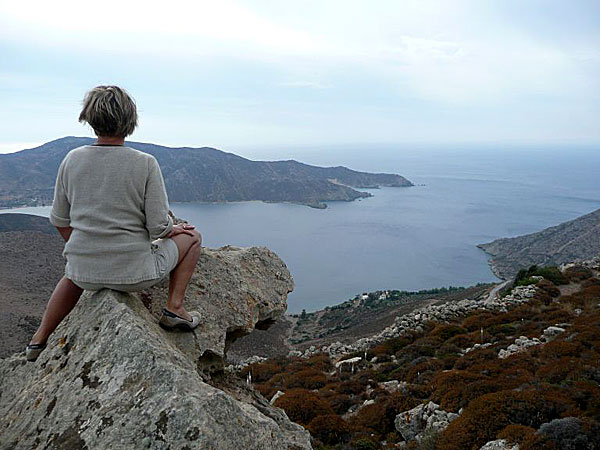 Härlig utsikt över Patmos.