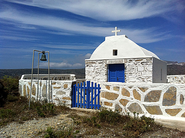 Kapellet nära Minoa ovanför Katapola.