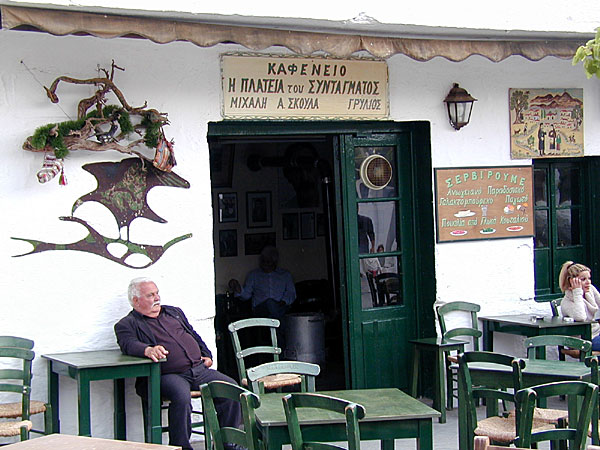 Kafenion i Anogia. Kreta.