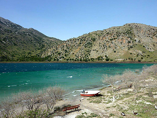 Kourna Lake. Georgioupolis.