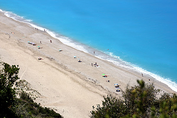 Milos beach. Lefkas.