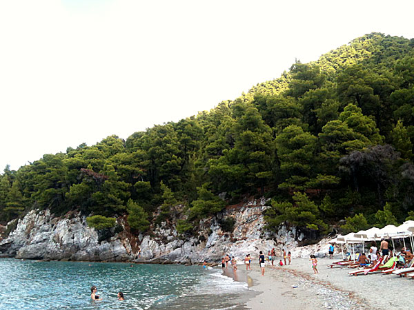 Kastani beach på Skopelos.