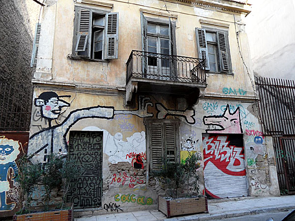 Grafitti i Psirri. Aten.