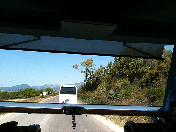Bussresan från Preveza till Parga.