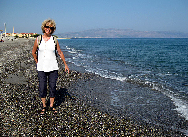 Stranden i Gerani. Kreta.