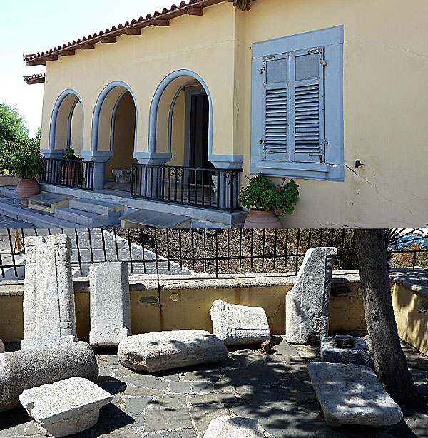 Arkeologiska museet i Pigadia. Karpathos.