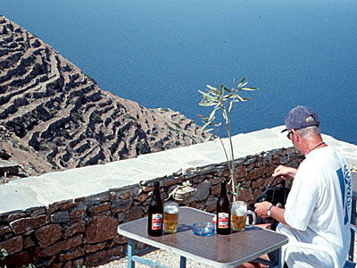 Taverna på Sikinos.